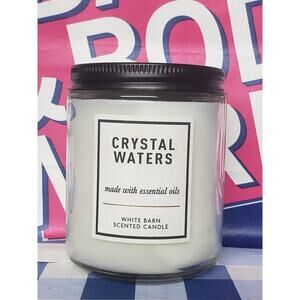 BBW Crystal Waters Single Wick Candle Home Fragrance Decor
